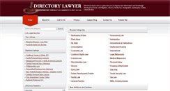Desktop Screenshot of directorylawyer.com